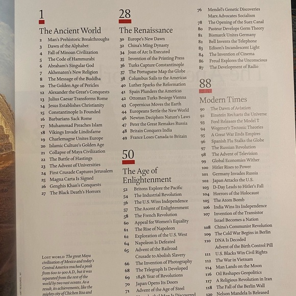 TIME 100 Events That Changed the World. An Illustrated Journey (122 pages) - Picture 2 of 6